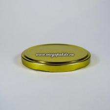 Крышка металлическая, ТВИСТ, d-82 мм, золотая, П, 1*700
