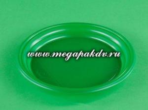 Тарелка мелк. 205 мм РS зеленая, 1*100 (2000) 